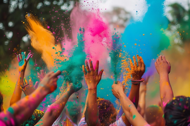 Foto holi feest