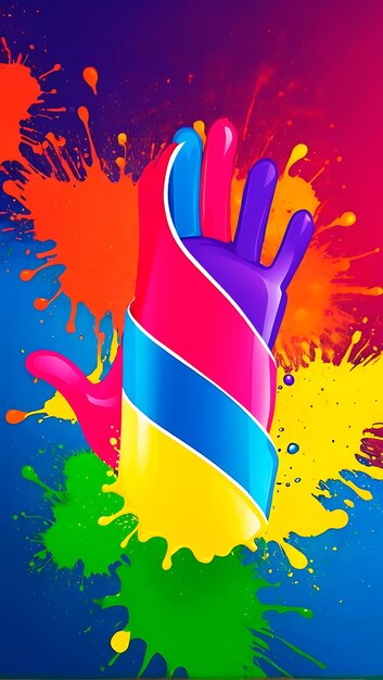 Holi festival background banner poster