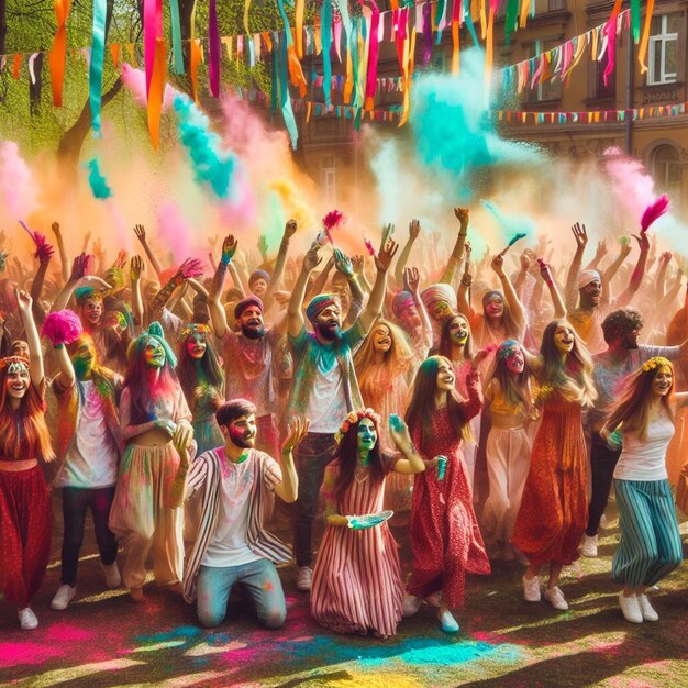 Holi festival colour