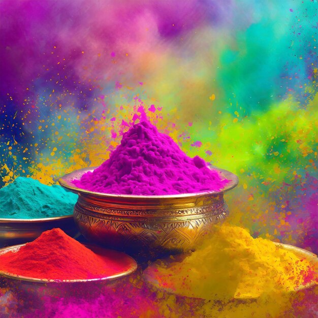 holi festival farben auswaschbar