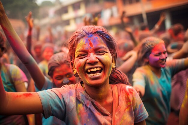 best place for holi festival nepal