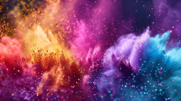 Holi festival powders background