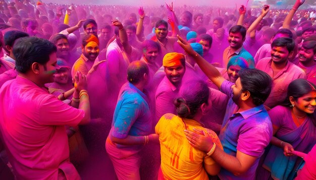 インドのホリ祭り