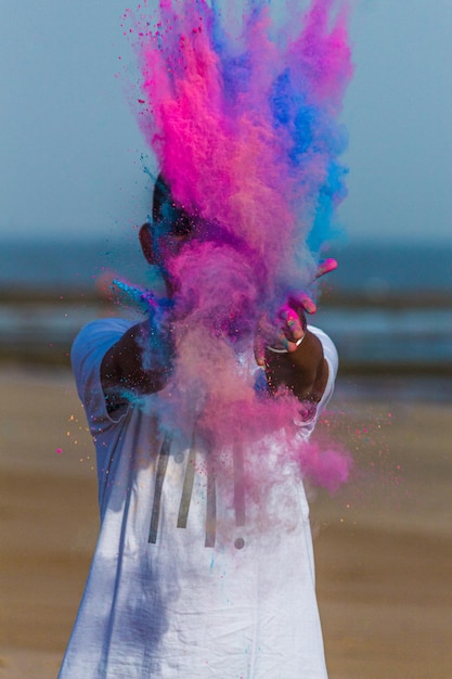 Holi kleur poeder splash foto