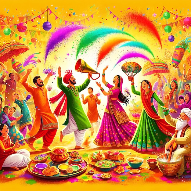 Do Holi poster and banner 2024