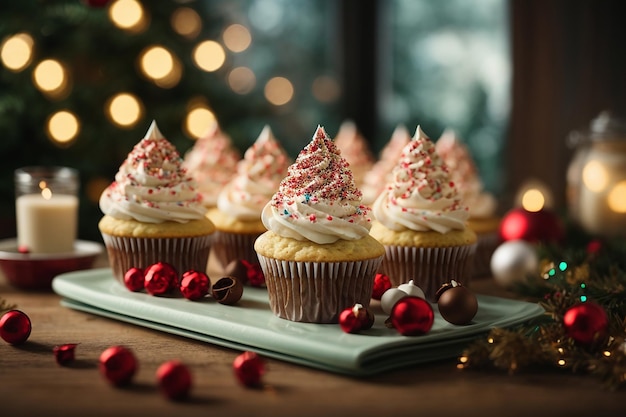 Holiday cupcakes