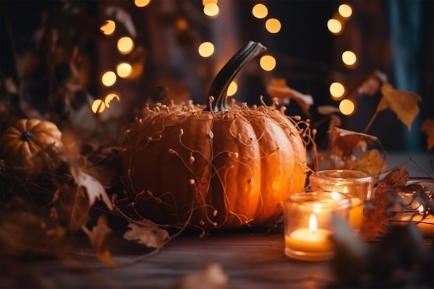 Holiday Decoration for Halloween Glowing Pumpkin