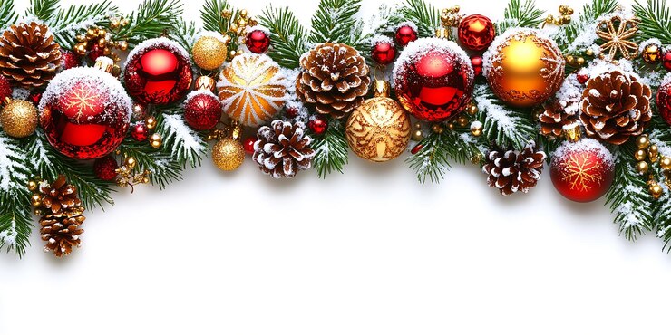 Photo holiday decorations festive christmas decorations in vibrant colors new year celebrations