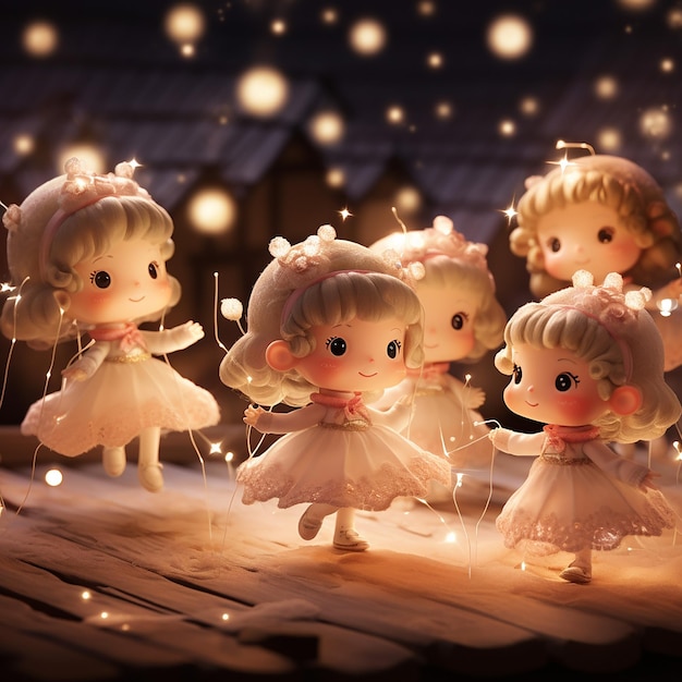 Holiday Fairy Lights Dance