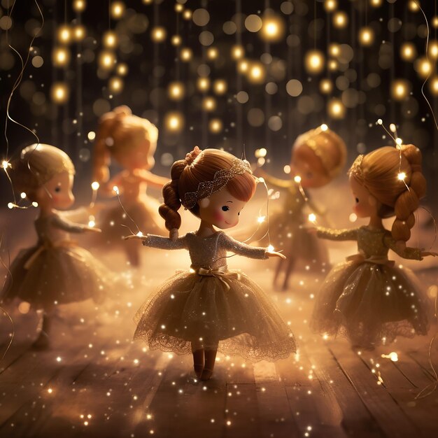 Holiday Fairy Lights Dance