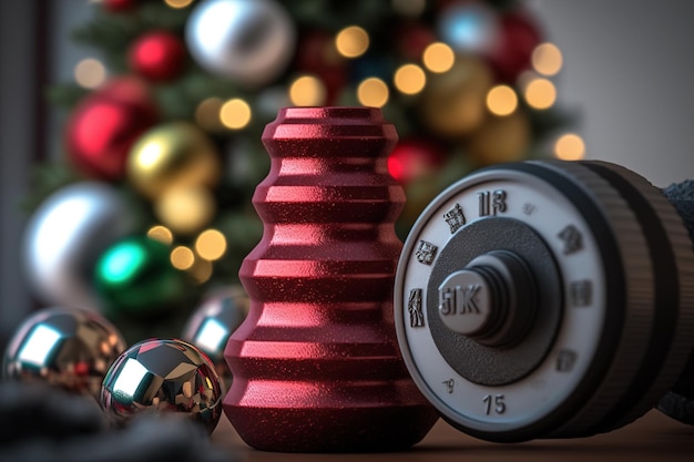 Holiday fitness christmas for athletes ai generation
