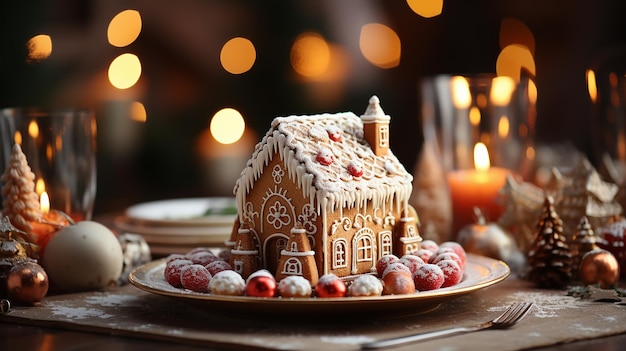 Праздничная сладость WideAngle Christmas Gingerbread House