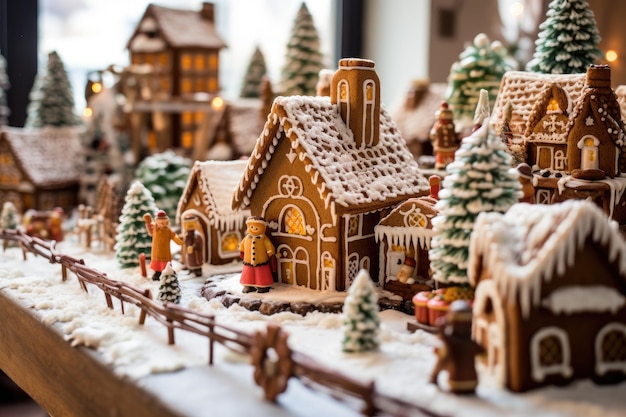 Holiday Tradition Gingerbread Village