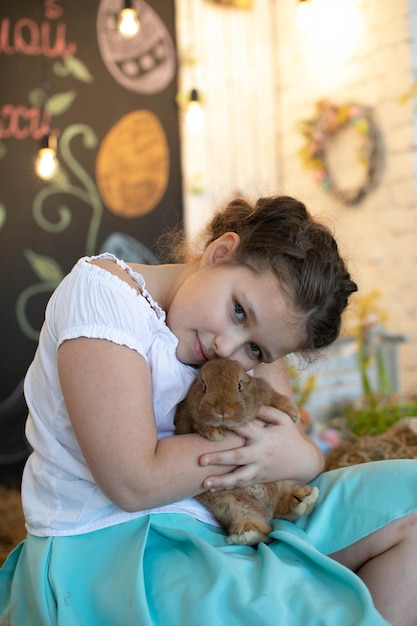 Foto vacanze primavera pasqua ritratto di ragazze