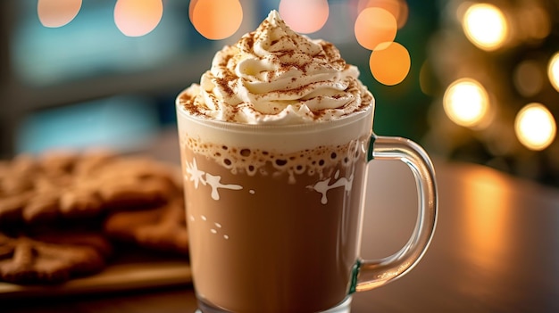 HolidayThemed Gingerbread Latte