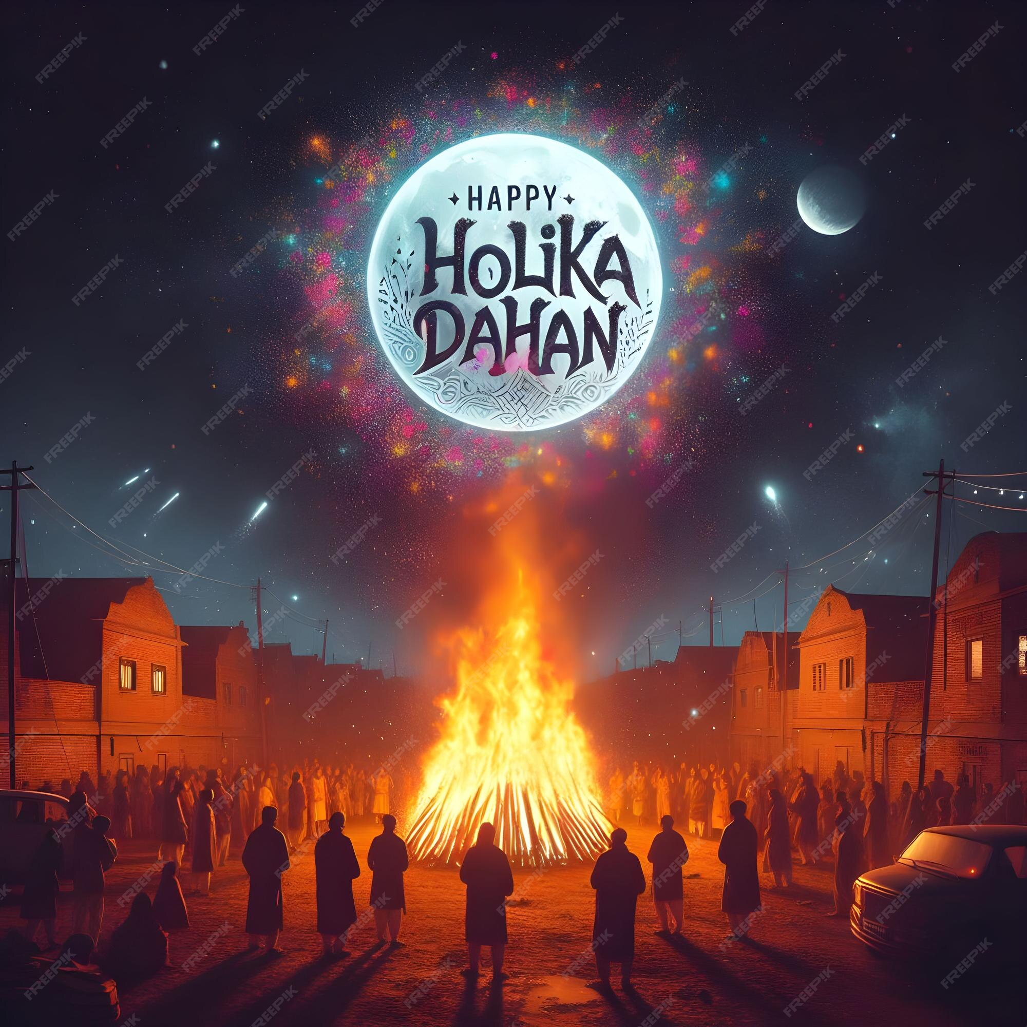 holi bonfire wishes