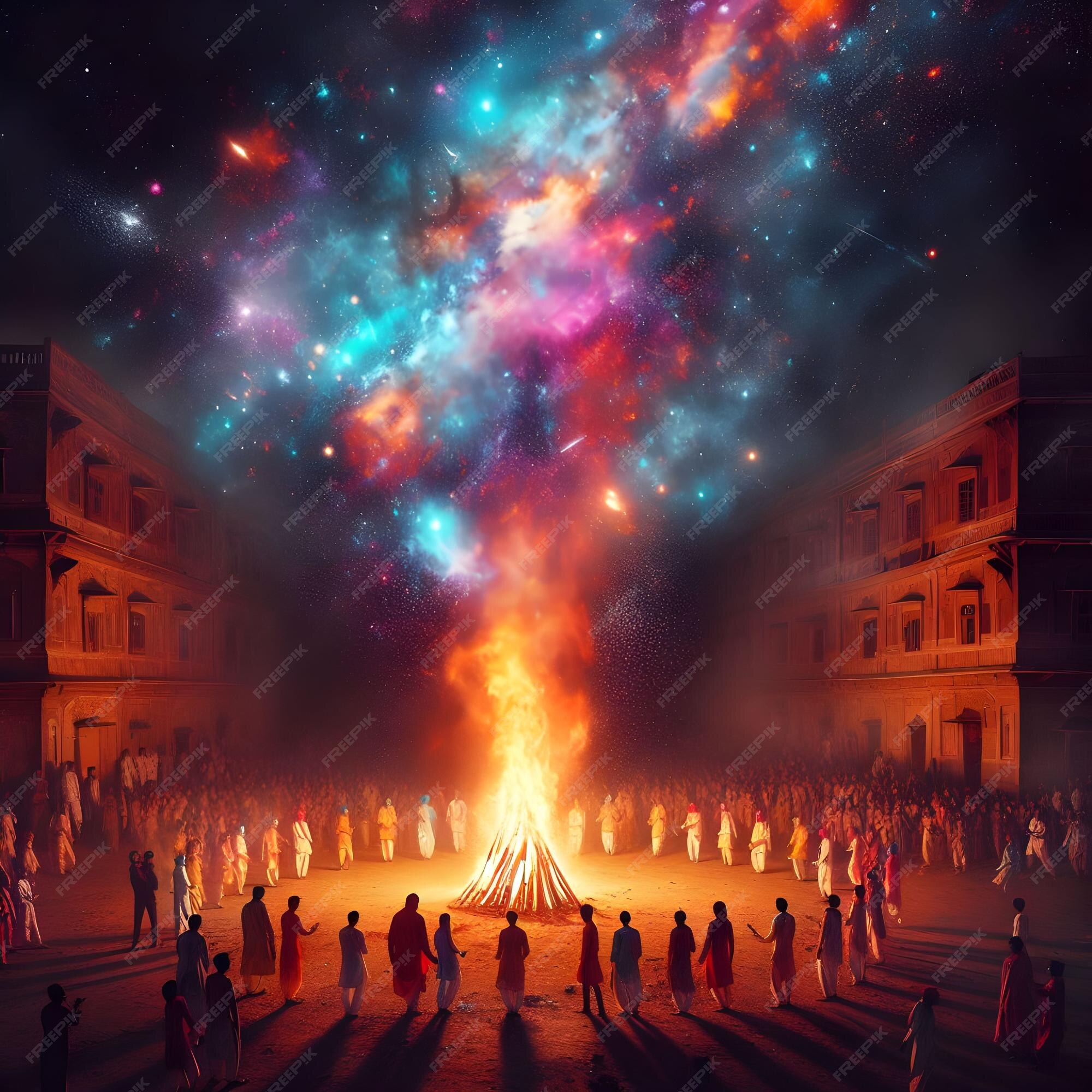 holi bonfire wishes