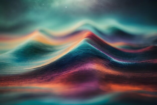 Photo holo abstract 3d shapes textures background