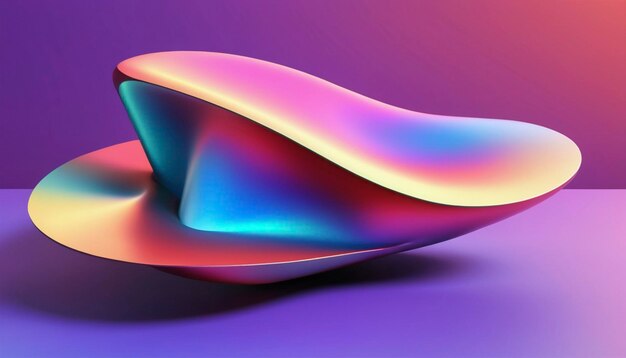 Holo abstract 3d shapes