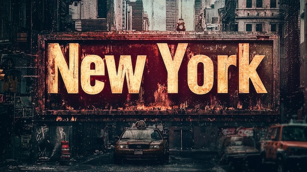 Holo New York City symbool kunst poster