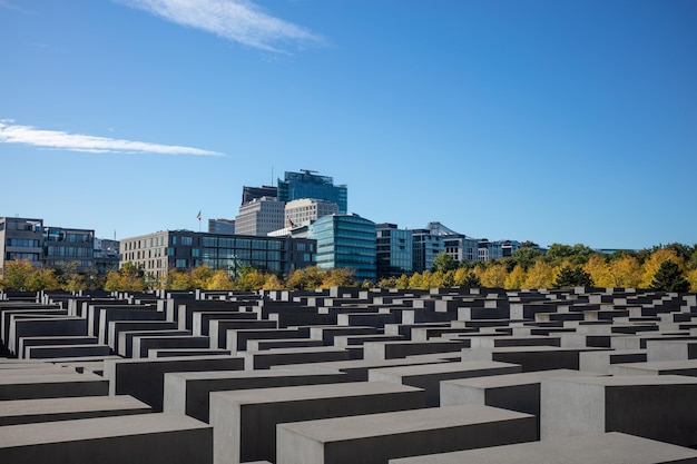 Мемориал Холокоста в Берлине, Германия Способ вспомнить евреев и их массовые убийства