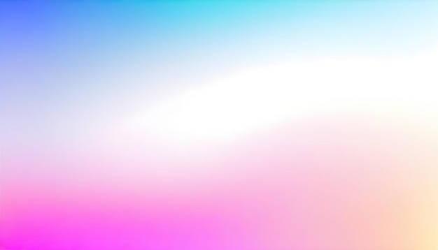 Holografische eenhoorn Gradiënt kleuren zachte wazige achtergrond