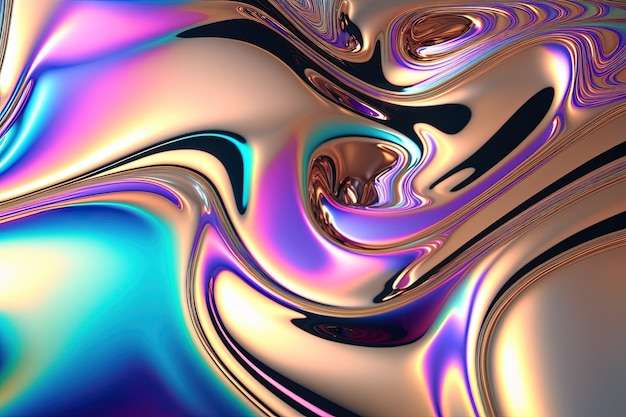 Holografische gekleurde abstracte achtergrond