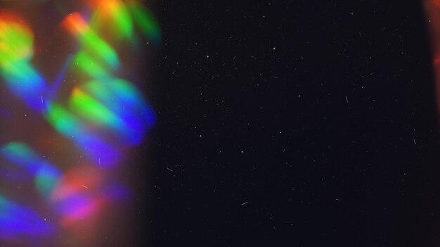 Holografische regenboogvlammen overlappen betoverende textuur met levendige kleuren