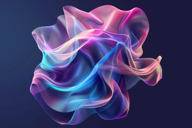 ホログラム 3D アブストラクト