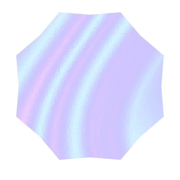 hologram sticker circle pearl geometry