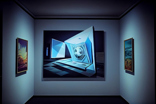 Hologramscherm Future Art Gallery