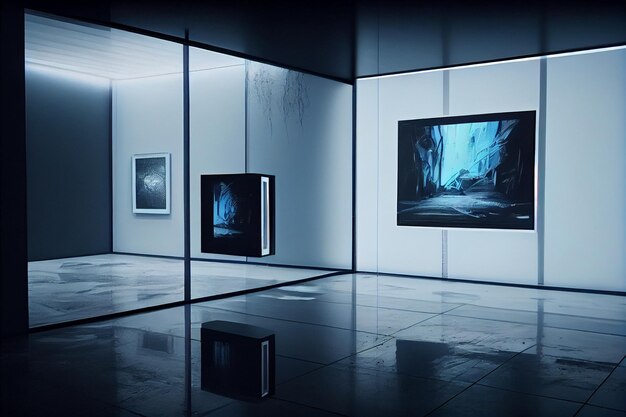 Hologramscherm Future Art Gallery