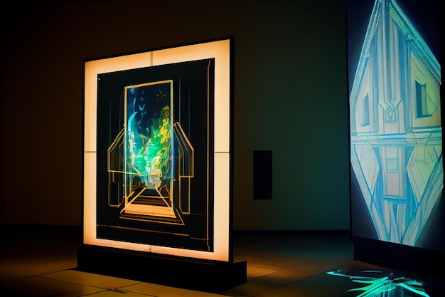 Hologramscherm Future Art Gallery