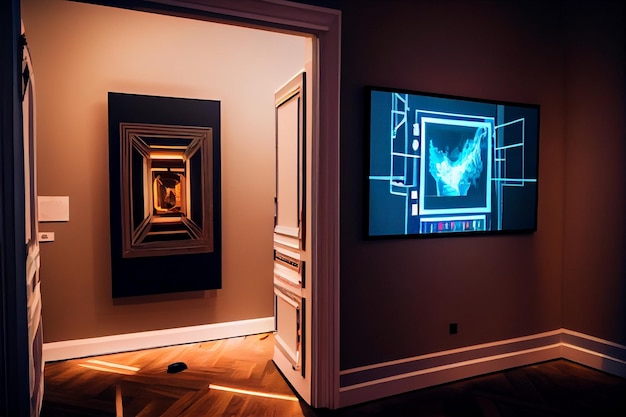 Hologramscherm Future Art Gallery