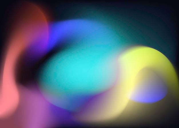 Holographic abstract multicolored background rainbow light leaks prism colors, blurred glow with defocused effect. 3D rendering