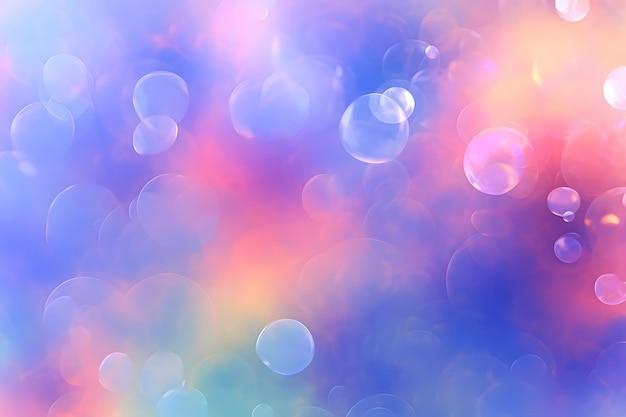 Holographic Bubble Background Texture Shimmering Visual Delight