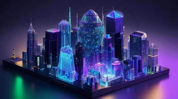 Holographic city model