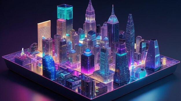 Holographic city model