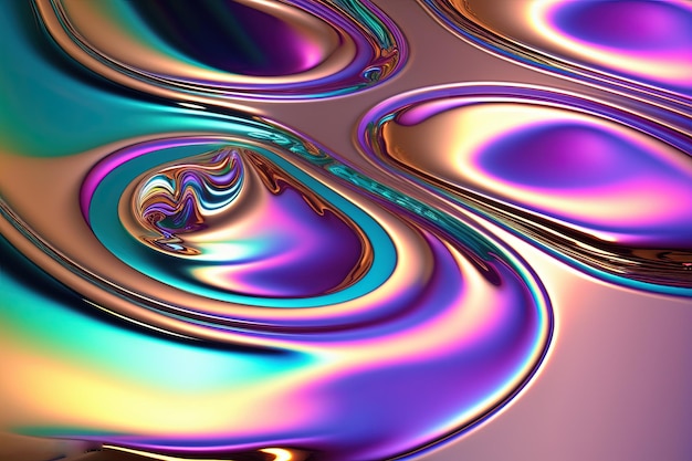 Holographic colored abstract background