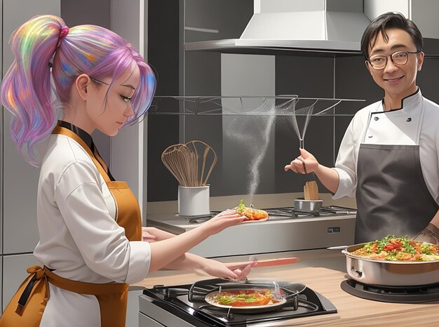 Holographic Cooking Classes