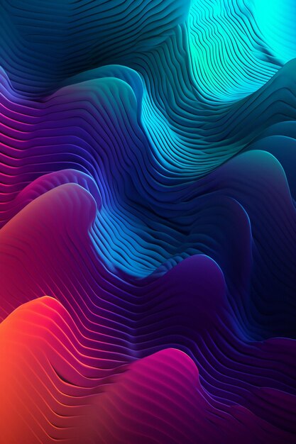 Photo holographic deep colors phone wallpaper