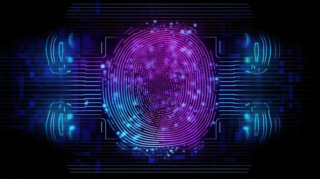 голографический цифровой отпечаток пальца кибербезопасность