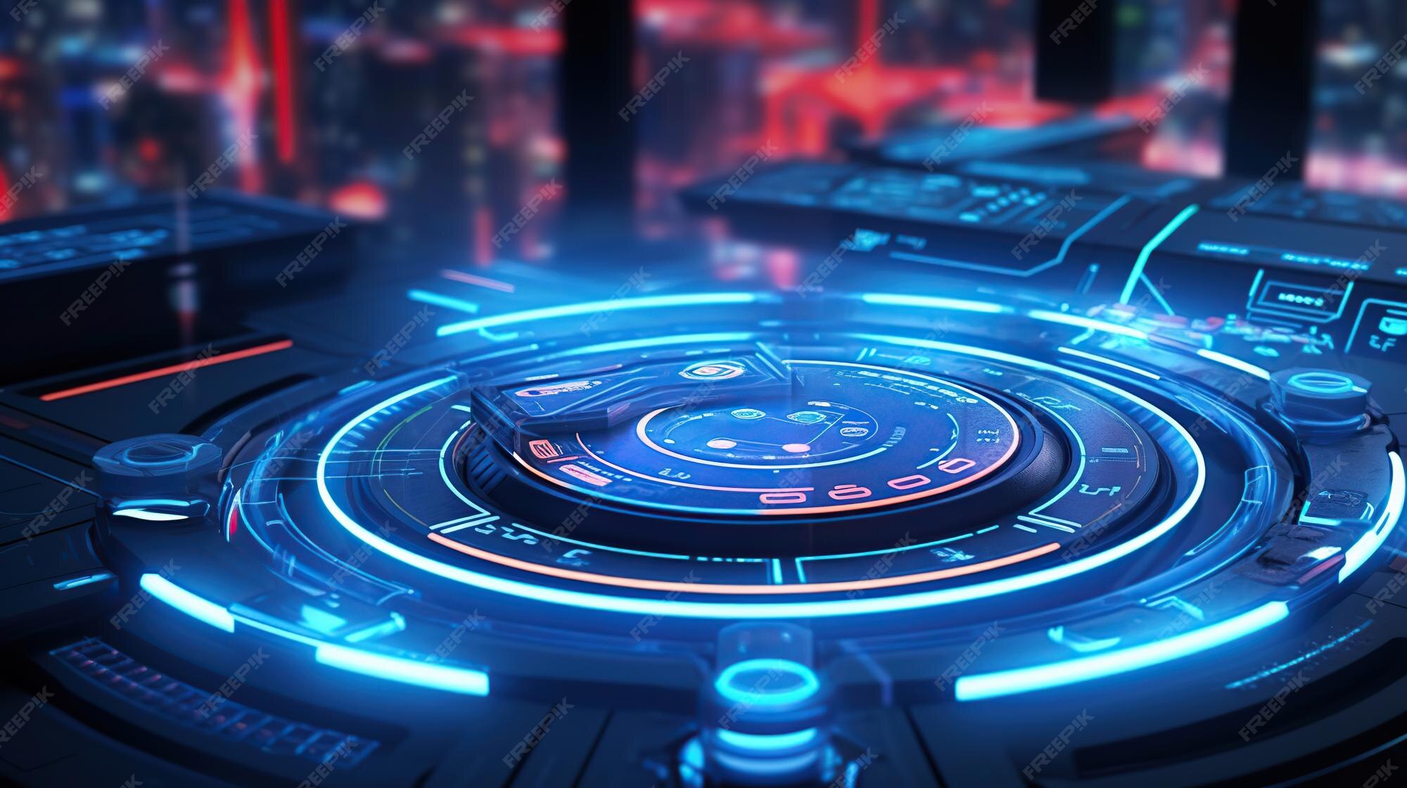Premium AI Image | Holographic displays and interactive interfaces ...