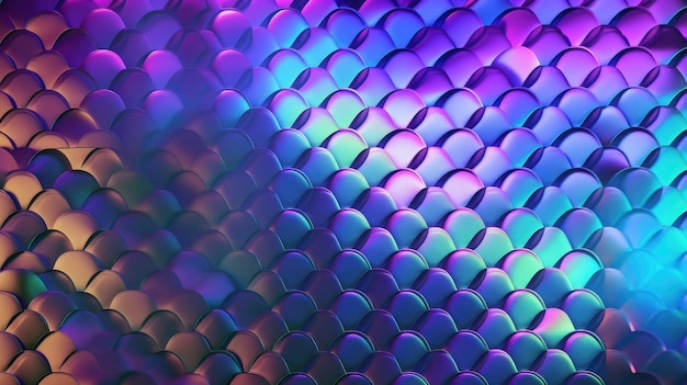 Holographic foil scales abstract background Generative AI