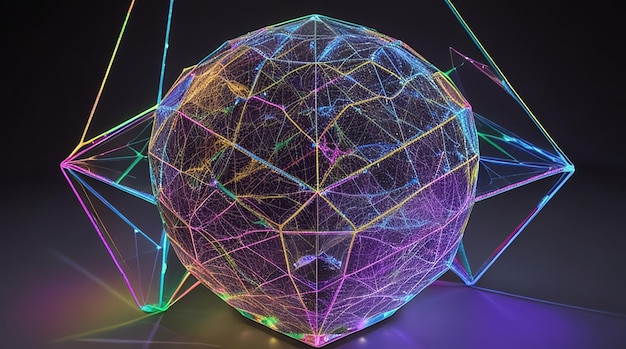 Holographic global network model