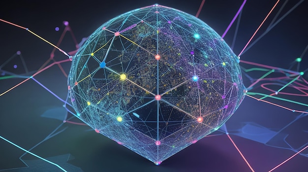 Holographic global network model