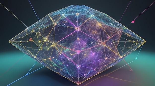 Holographic global network model