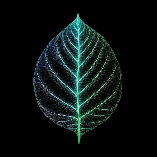 Photo holographic leaf