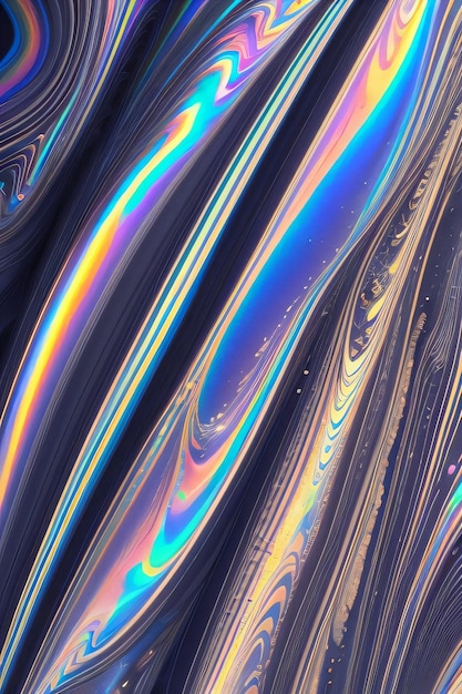 Holographic Liquid or Fabric Texture Background