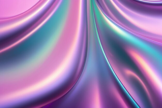 Photo holographic metallic bliss pastel neon pink and purple foil background